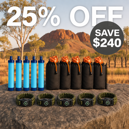 Family Storm Kit — Water & Shelter for 5