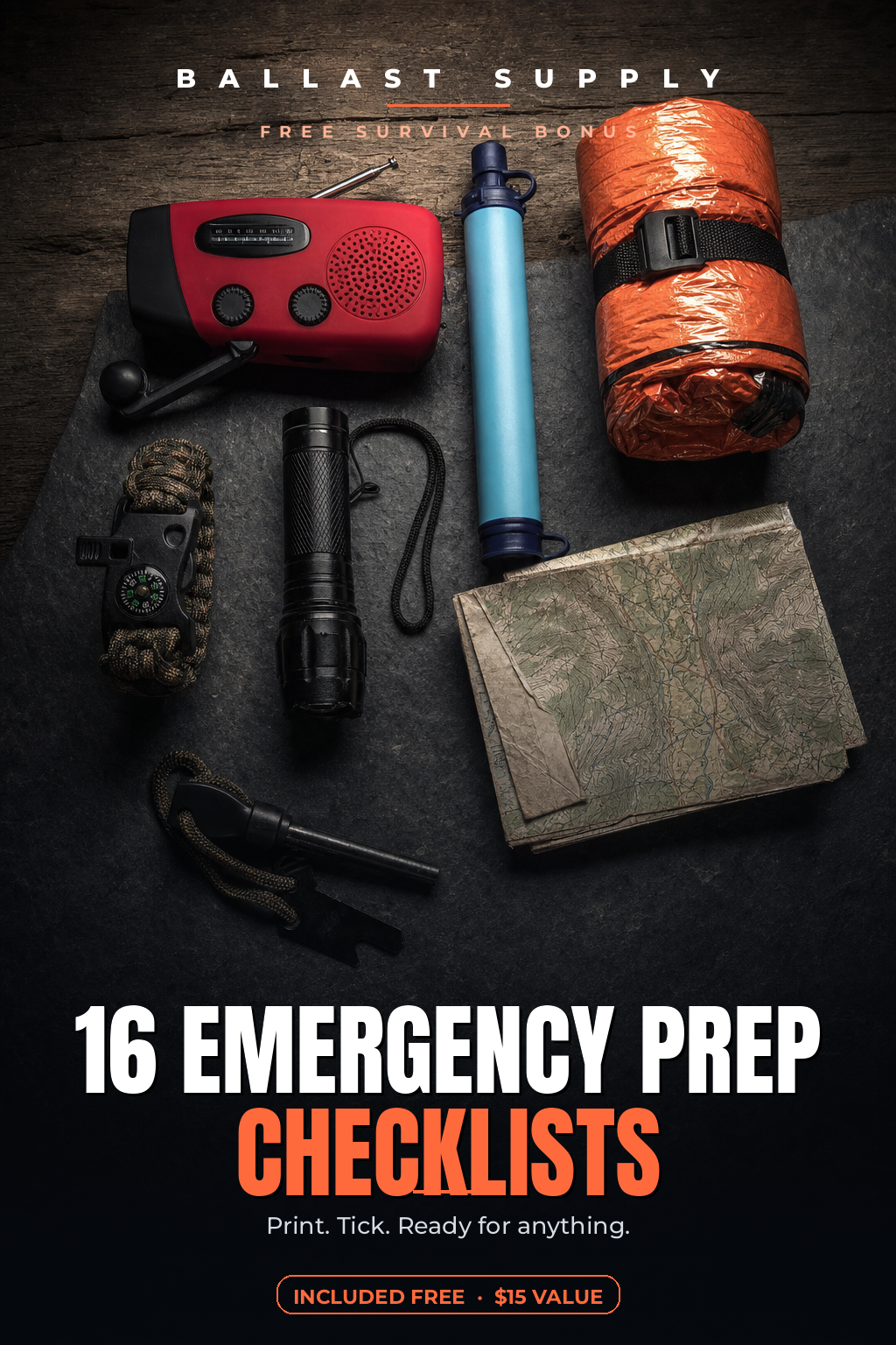 16 Emergency Prep Checklists