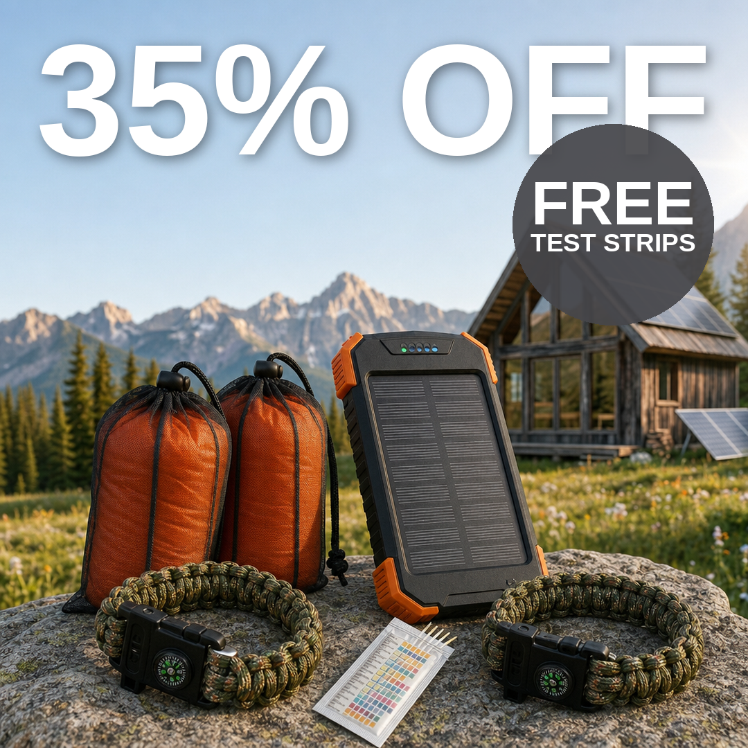 The Grid-Down Family Bundle — 35% OFF, FREE test strips
